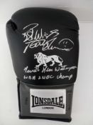 Frank Bruno & Tim Witherspoon Signed Boxing Glove With COA