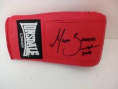 Marco Antonio Barrera Signed Boxing Glove With COA