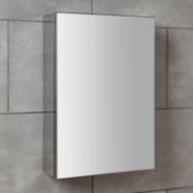 RRP £200 Combined Lot To Contain 1X Unboxed John Lewis Partners Single Mirrored Bathroom Cabinet Sil
