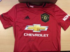 Marcus Rashford Manchester United Signed Shirt