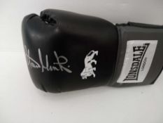 Alan Minter Signed Boxing Glove With COA