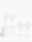 RRP £190 Combined Lot To Contain John Lewis And Partners Glasses And Champagne Glasses