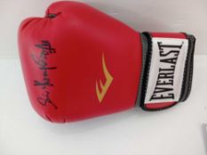 Sir Henry Cooper Signed Everlast Boxing Glove With COA