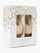 RRP £160 Combined Lot To Contain 2X Boxed John Lewis Sheepskin Slippers One Size. 1X Boxed Lauren Gr