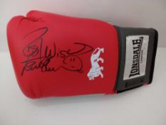 Frank Bruno Signed Boxing Glove With COA