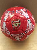 Arsenal Ball Hand Signed By Pierre - Emerick Aubameyang With COA
