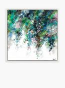 RRP £130 Large Square Abstract Multi Colour Canvas Wall Art
