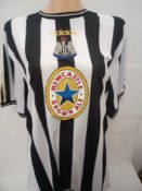 John Barnes Newcastle United Signed Shirt With COA