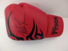 Mike Tyson Signed Boxing Glove With COA