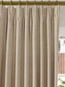 RRP £140 Bagged Pair Of John Lewis Croft Collection Lined Pencil Pleat Curtains 167X228Cm