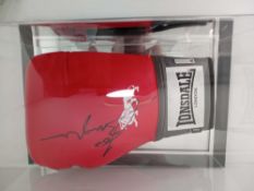 Joe Bugner Signed Boxing Glove In Acrylic Case