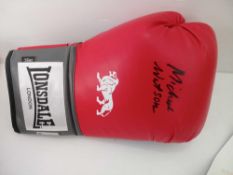 Michael Watson Signed Boxing Glove With COA