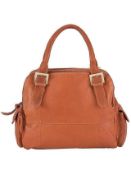 RRP £200 Combined Lot To Contain 1X Bagged John Lewis And Partners Brown Tan 3 Zip Compartment Bag.