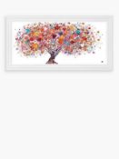 RRP £160 Unboxed John Lewis Tree Of Hearts By Sara Otter White Framed Graphic Wall Print