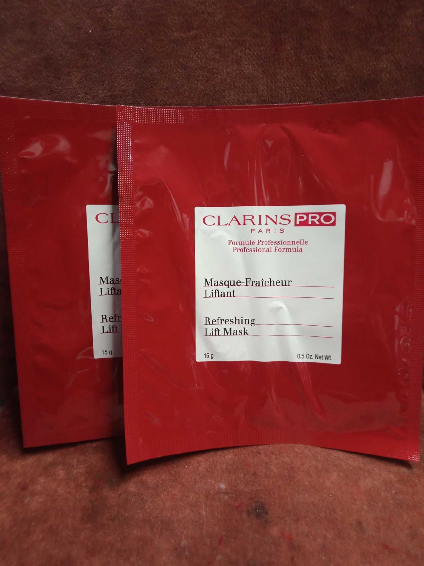 RRP £260 Gift Bag To Contain 4 Brand New Sealed Packets Of Masque Fraicheur Liftant - Refreshing