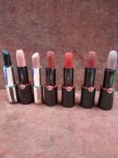 RRP £210 Lot To Contain 7 Testers Of Giorgio Armani Lipsticks In Assorted Shades Ex-Display