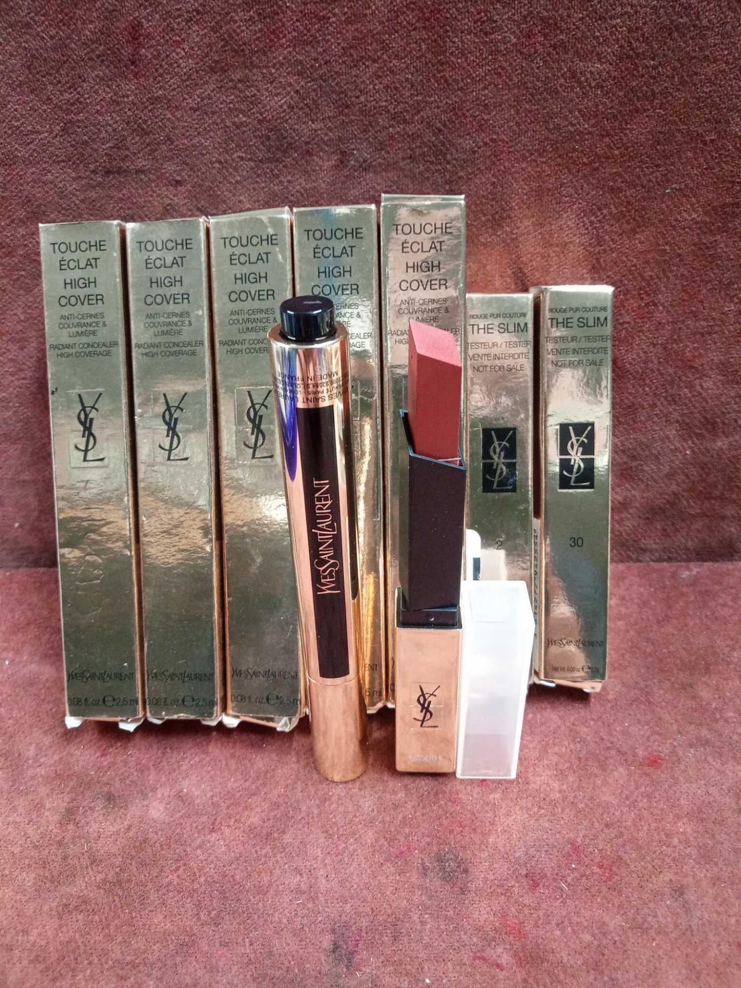 RRP £210 Lot To Contain 5 Testers Yves Saint Laurent Touche Eclat High Cover Radiant Concealers In