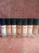 RRP £220 Lot To Contain 7 Testers Of 30Ml Bareminerals Barepro Performance Wear Liquid Foundations