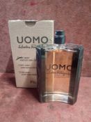 RRP £60 Boxed 100Ml Tester Bottle Of Salvatore Ferragamo Uomo Eau De Toilette Spray (Appraisals