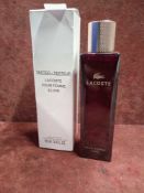 RRP £60 Boxed 90Ml Tester Bottle Of Lacoste Pour Femme Elixir Eau De Parfum Spray (Appraisals