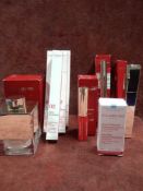 RRP £240 Lot To Contain 10 Brand New Boxed Testers Of Assorted Clarins Premium Makeup Products To I