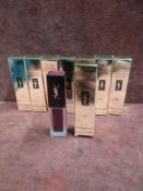 RRP £240 Lot To Contain 8 Boxed Testers Of Yves Saint Laurent Tatouage Couture Velvet Matte Lip Stai