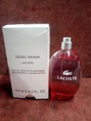 RRP £65 Boxed 125Ml Tester Bottle Of Lacoste Pour Homme Eau De Toilette Spray Ex-Display (Appraisals