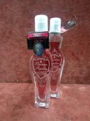 RRP £90 Lot To Contain 2 Testers Of 50Ml Christina Aguilera Secret Potion Eau De Parfum Spray Ex-Dis