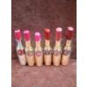 RRP £180 Lot To Contain 6 Testers Of Yves Saint Laurent Lipsticks In Assorted Shades Ex-Display