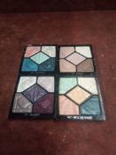 RRP £200 Lot To Contain 4 Testers Of Christian Dior Eyeshadow Mini Palettes I'M Assorted Shades Ex-