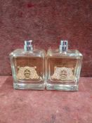 RRP £120 Lot To Contain 2 Unboxed 100Ml Tester Bottles Of Juicy Couture Viva La Juicy Eau De Parfum