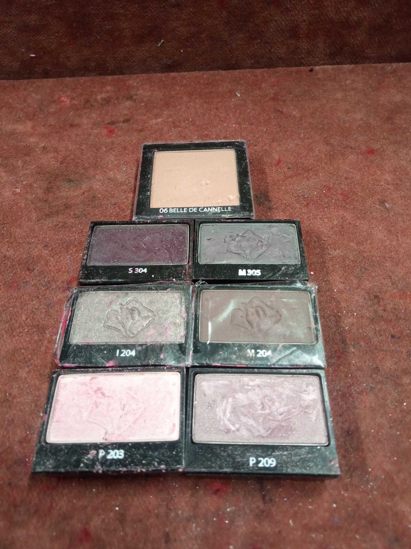 RRP £210 Lot To Contain 7 Testers Of Lanc™me Eyeshadows In Assorted Shades Ex-Display (Appraisals