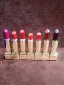 RRP £210 Lot To Contain 7 Testers Of Yves Saint Laurent Rouge Pur Couture Lipsticks In Assorted