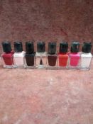 RRP £160 Lot To Contain 8 Testers Of Givenchy Nail Polish In Assorted Shades Ex-Display