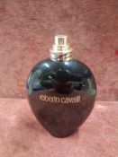 RRP £70 Unboxed 75 Ml Tester Bottle Of Roberto Cavalli Nero Assoluto Eau De Parfum Spray Ex-Display