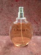 RRP £60 Unboxed 125Ml Tester Bottle Of Calvin Klein Obsession For Men Eau De Toilette Spray Ex-Displ