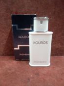 RRP £70 Brand New Boxed 100Ml Tester Bottle Of Yves Saint Laurent Kouros Eau De Toilette Spray Ex-Di