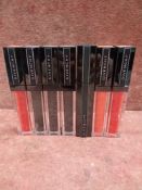 RRP £210 Lot To Contain 7 Testers Of Givenchy Gloss Interdit Vinyl Lip Glosses In Assorted Shades Ex