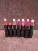 RRP £210 Lot To Contain 7 Testers Of Givenchy Lipsticks In Assorted Shades Ex-Display