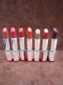 RRP £210 Lot To Contain 7 Testers Of Givenchy Lipsticks In Assorted Shades Ex-Display