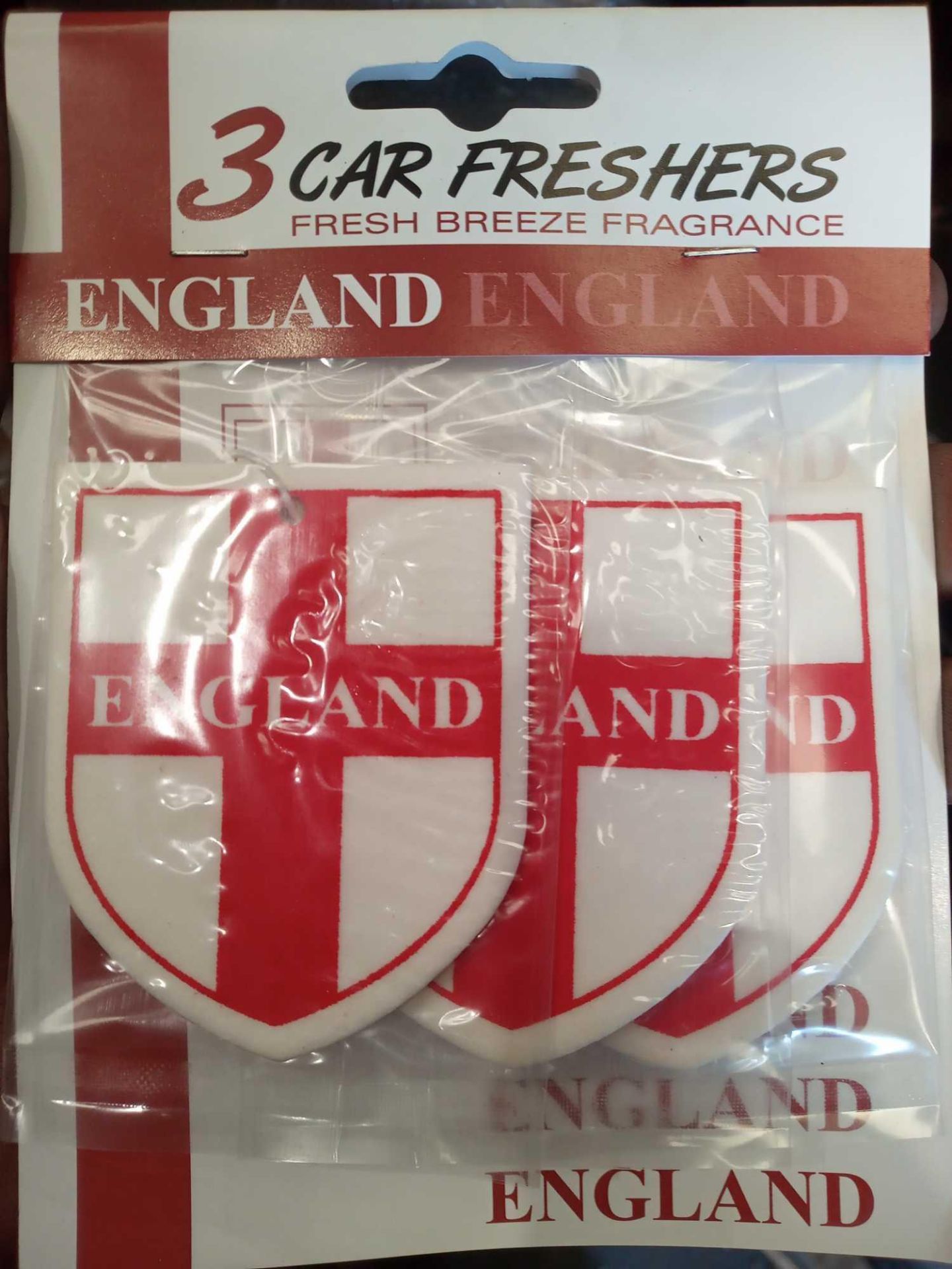 Combined RRP £4000 Pallet To Contain Bulk Lots Of England Car Freshener 3Pack, Cd Sun Visor - Image 2 of 4