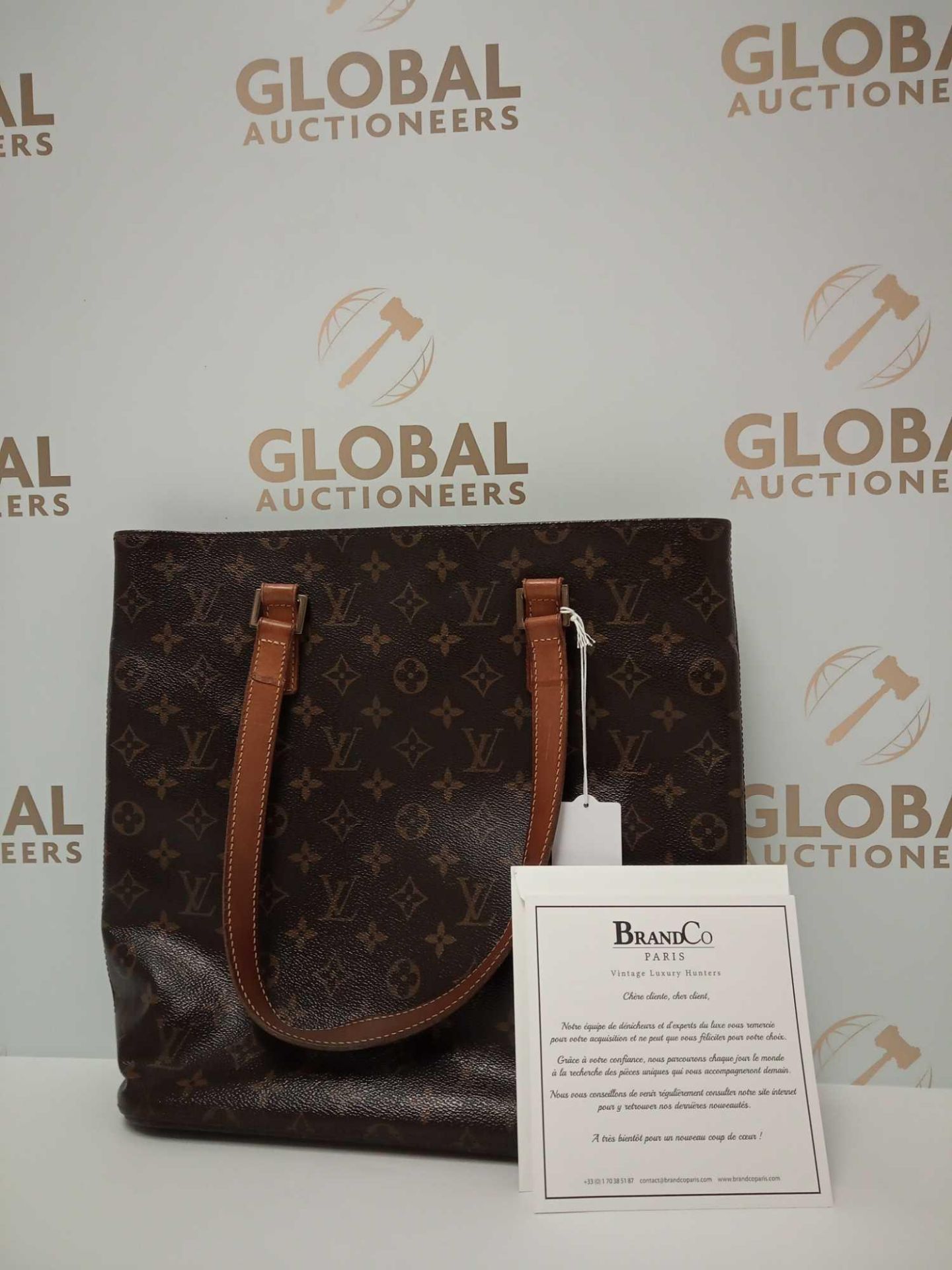 RRP £1100 Louis Vuitton Vavin Monogram Canvas Vachetta Shoulder Bag Aao3012 , Grade B (Appraisals - Image 3 of 5