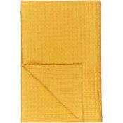 Combined RRP £90 Lot To Contain Two Bagged John Lewis House Soft Jersey Throws In Colour Mustard