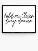 RRP £175 Lot To Contain 2 Assorted Wall Art Pictures To Include Hold Me Closer Tiny Dancer And Carib