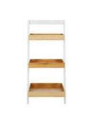 RRP £120 Lot To Contain 2 Boxed John Lewis And Partners House 3-Tier Wooden Shelf Units