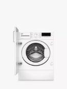 RRP £400 Unboxed Beko Wtik84111F Integrated Washing Machine White