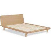 Made.Com RRP £499 Kano King Size Bed With Storage Headboard Pine I Bedkan024Pne-Uk1