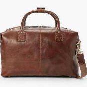 RRP £200 Unbagged John Lewis Made In Italy Holdall In Tan