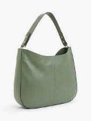 RRP £110 Bagged John Lewis Ladies Freya Leather Hobo Bag In Colour Green