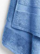 Combined RRP £80 Lot To Contain Three John Lewis Towels In Colours Blue And Grey